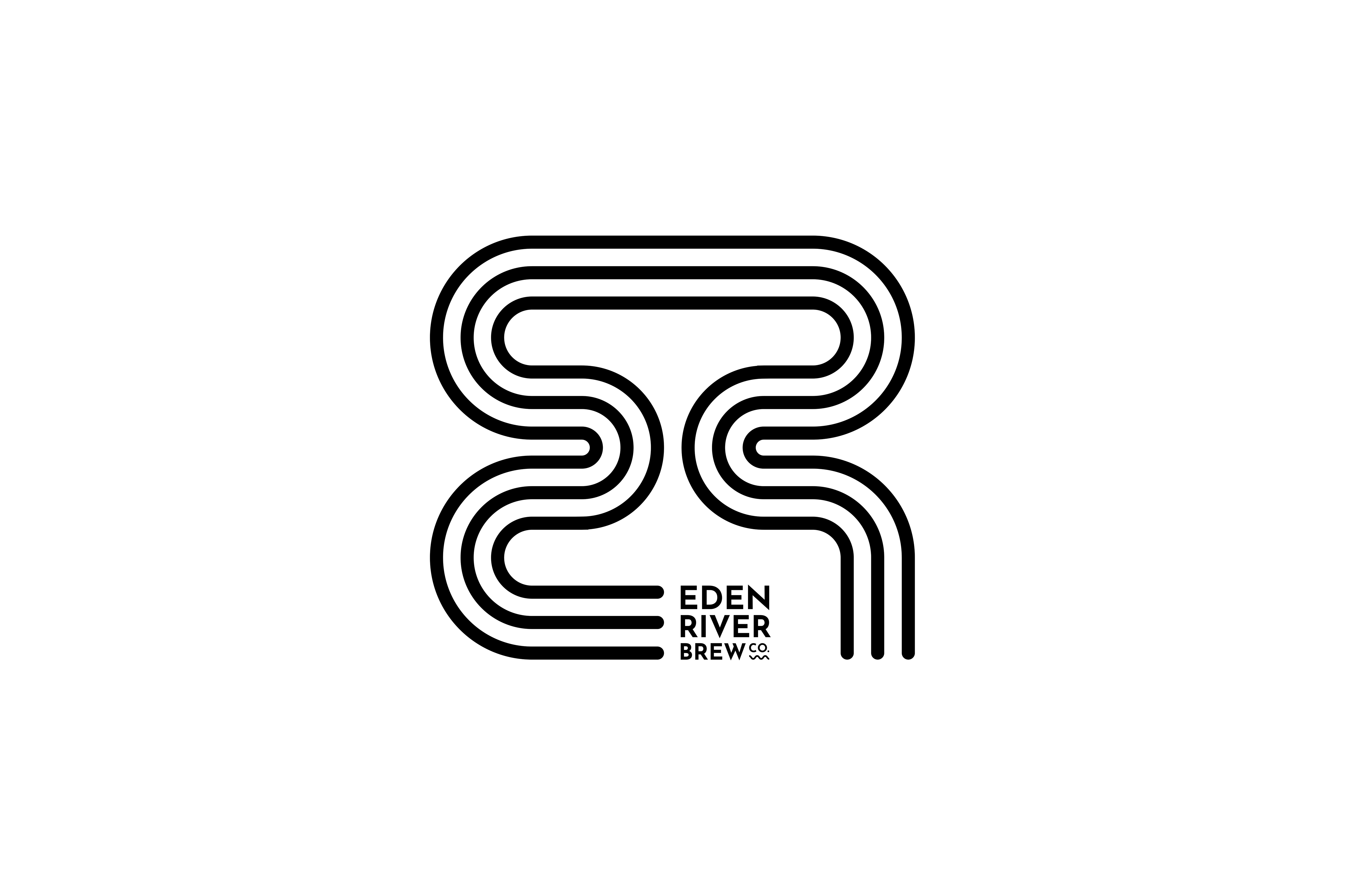 Eden River Brew Company Brand design