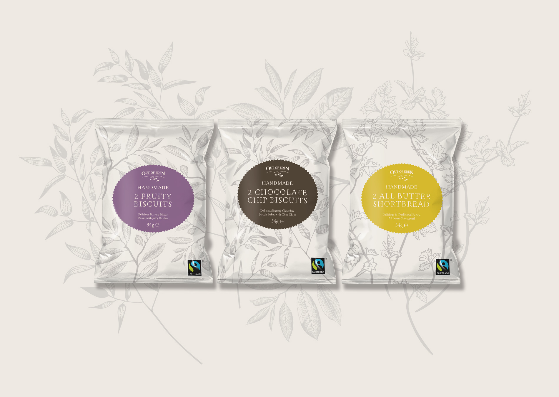 Out of Eden - Biscuit Packaging Design Concepts