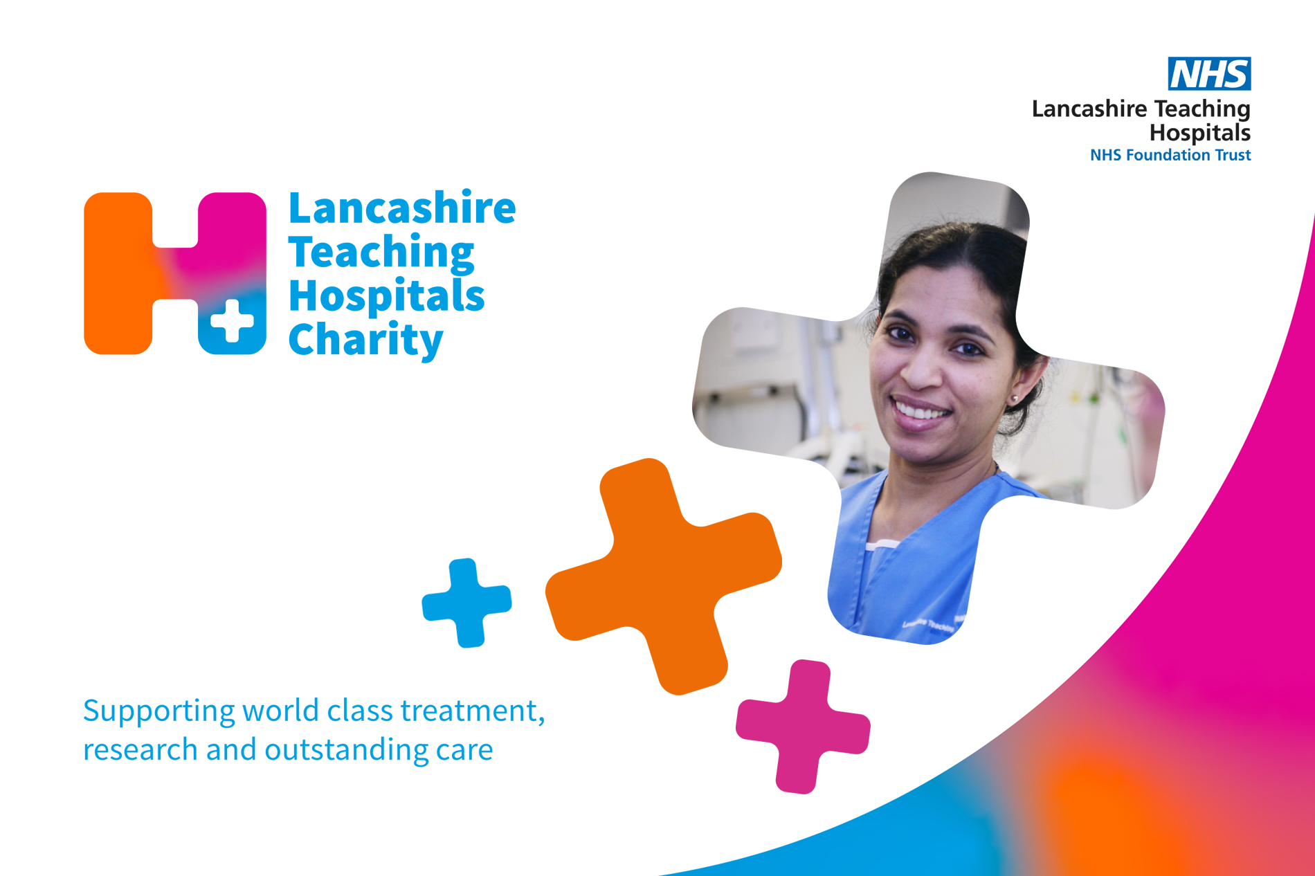 Lancashire Teaching Hospitals Charity Brand Identity design