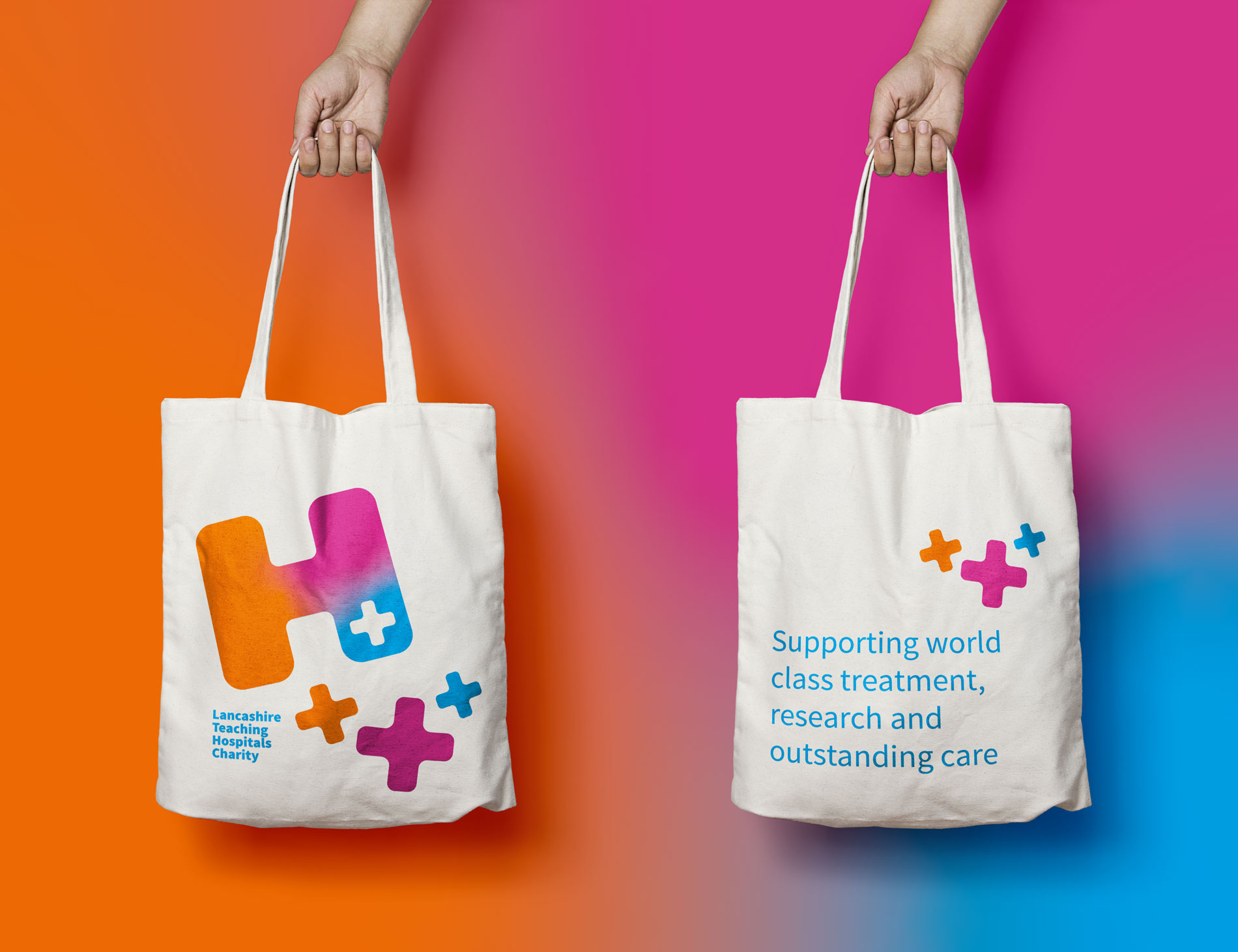 Lancashire Teaching Hospitals Charity Tote Bag Design